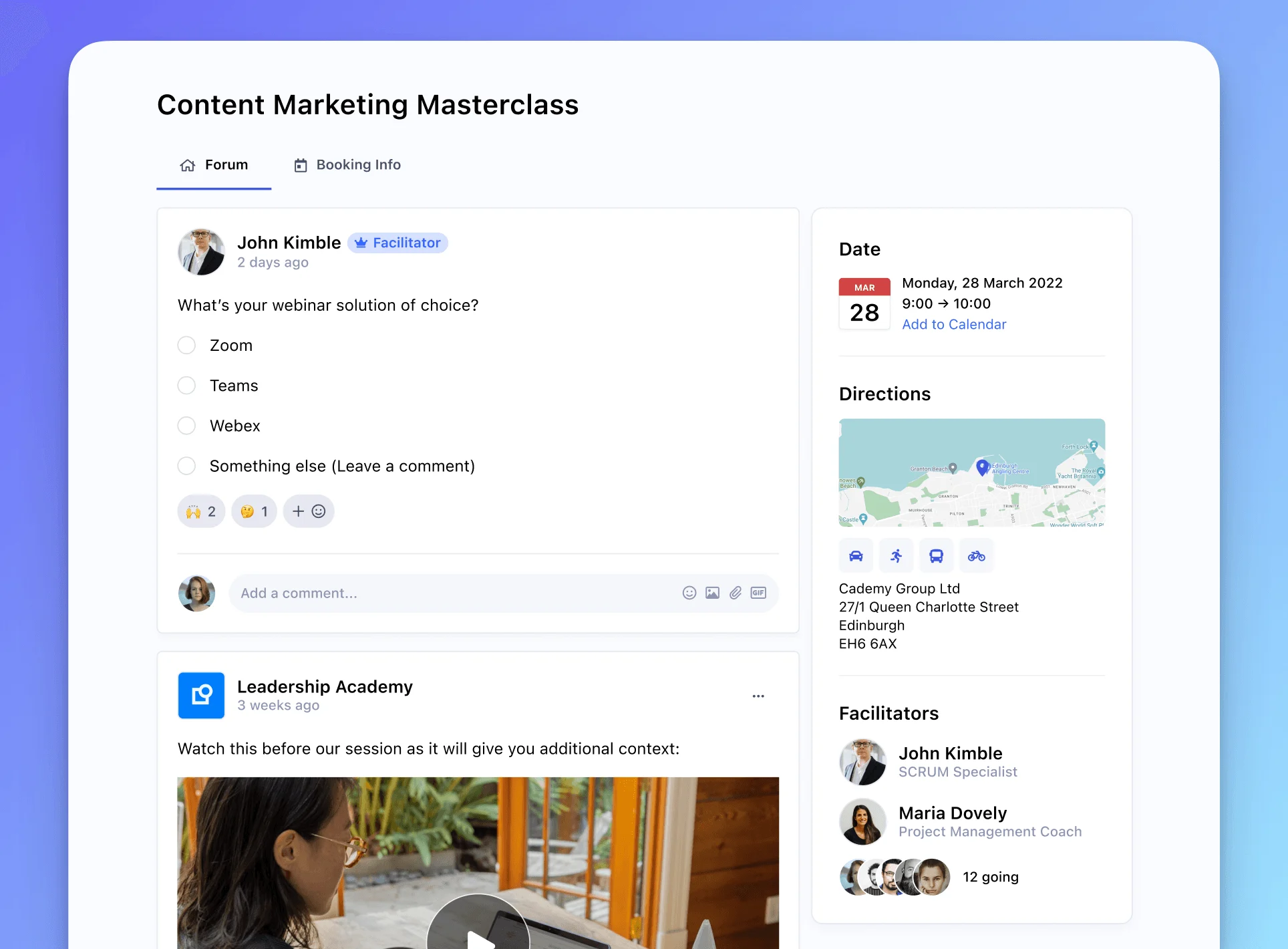 💬 Introducing Course Forums – Build Community Around Your Courses