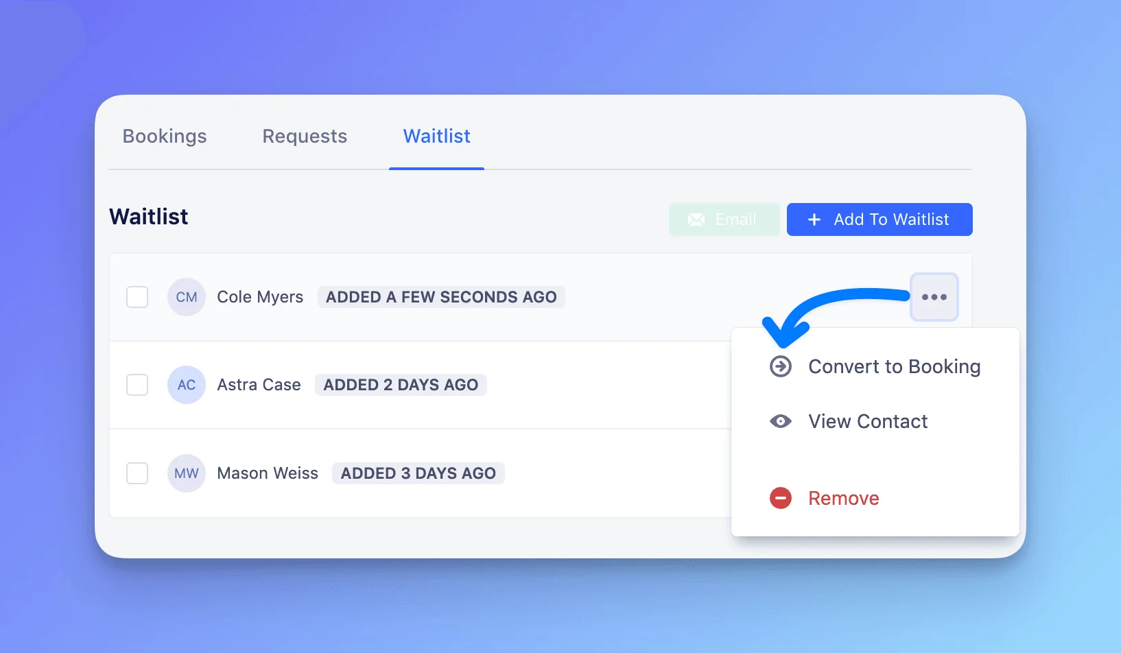 🌟 Waitlist Management Improvements 🌟