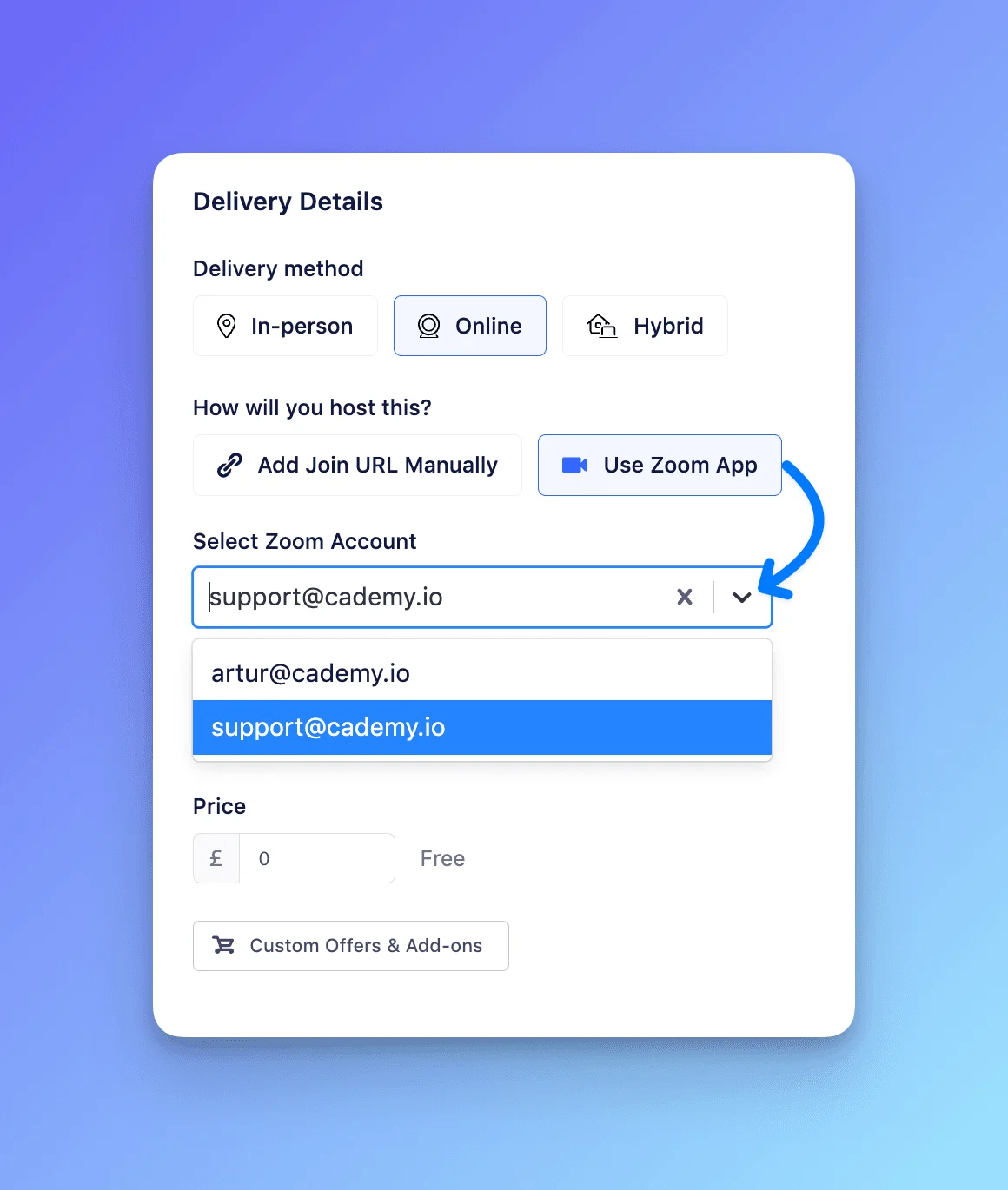 Zoom Update: Multiple Accounts Support