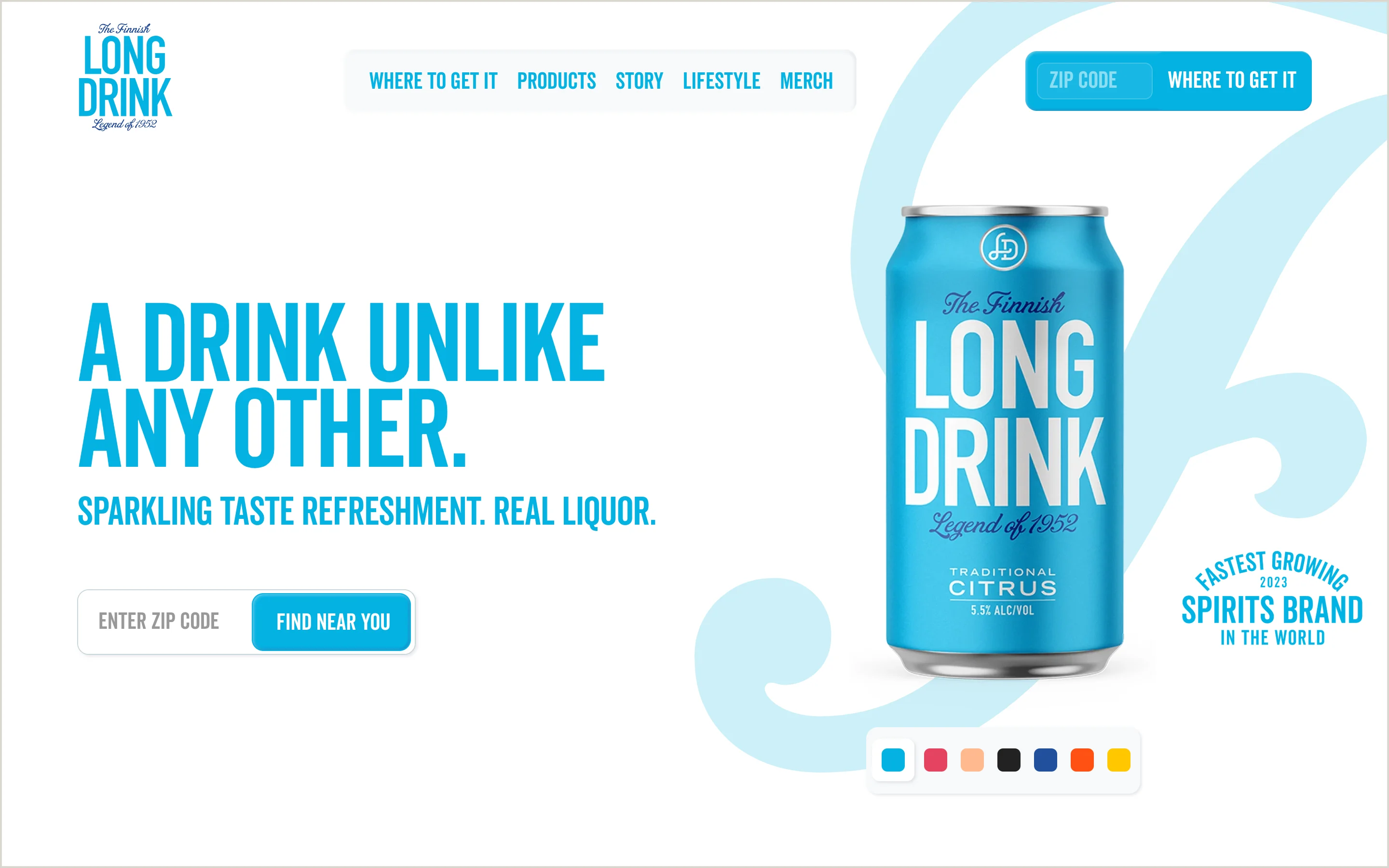 Long Drink homepage today
