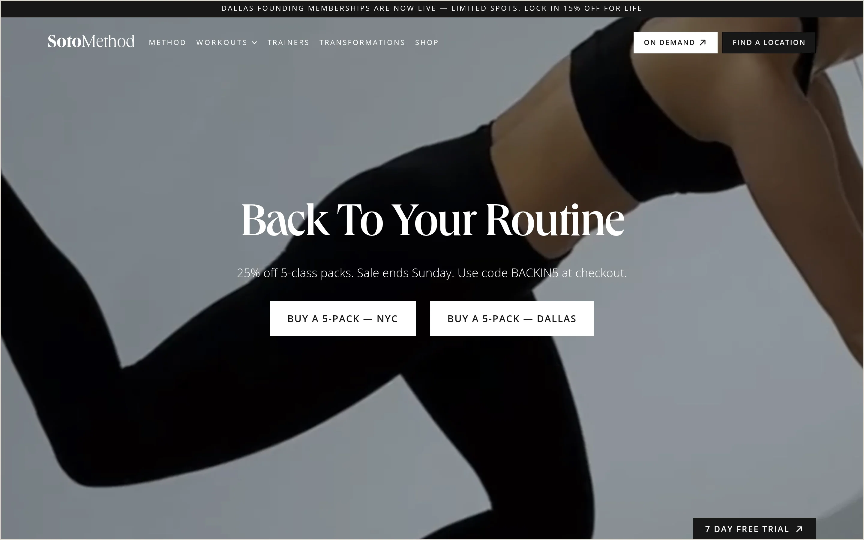 SotoMethod homepage today