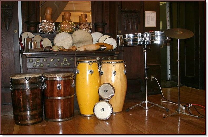 José Luis Obando Borja and the instruments of salsa