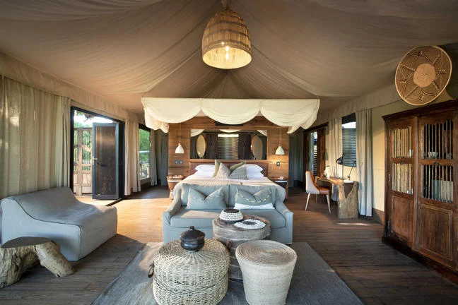 Guest suite at Nyamatusi Camp