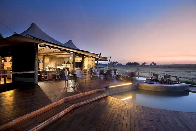 Open Hwange landscape beside Somalisa Camp
