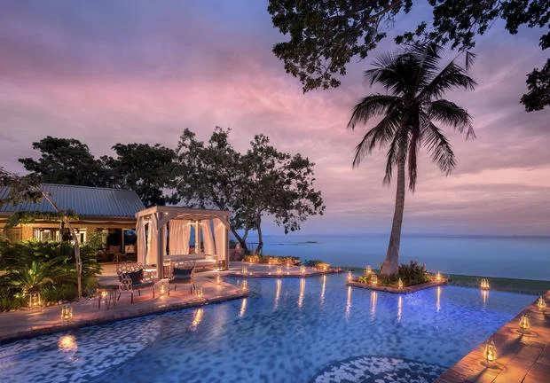 Infinity pool overlooking Lake Kariba at Bumi Hills Safari Lodge