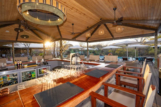 Main bar at Insika Lodge
