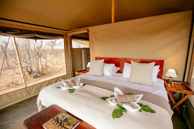 Guest bedroom at Camp Chitubu