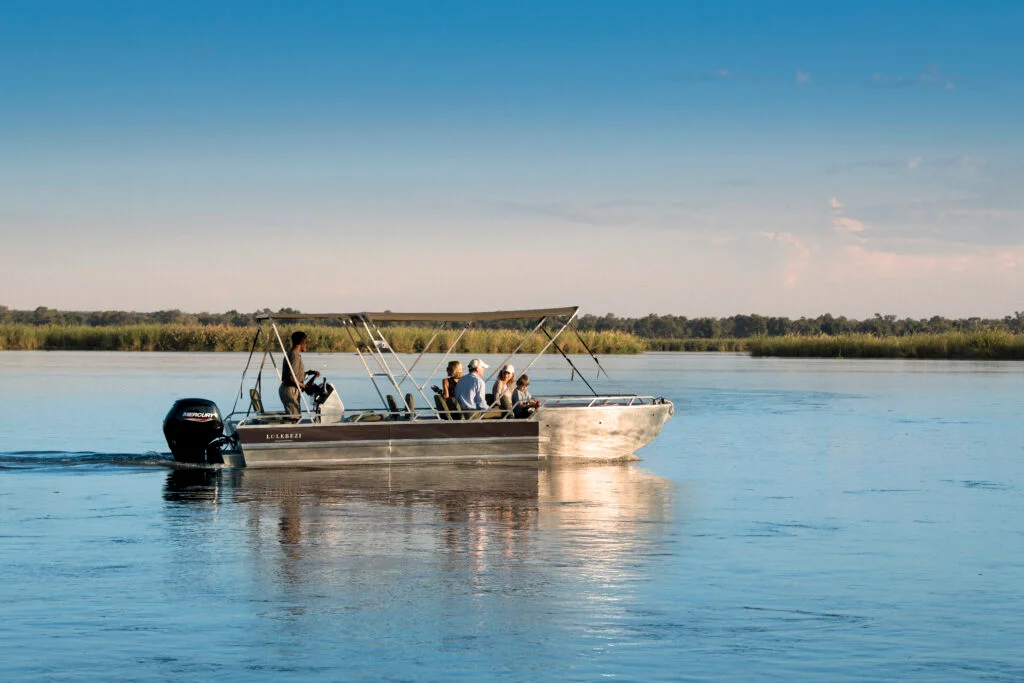 Lolebezi boat cruise on the Zambezi River
