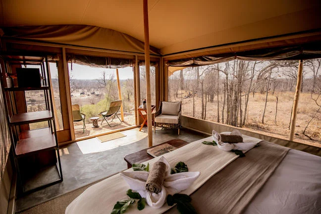View from a Camp Chitubu guest room
