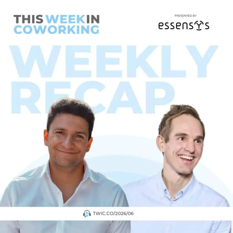 This Week in Coworking podcast featuring essensys CEO James Lowery