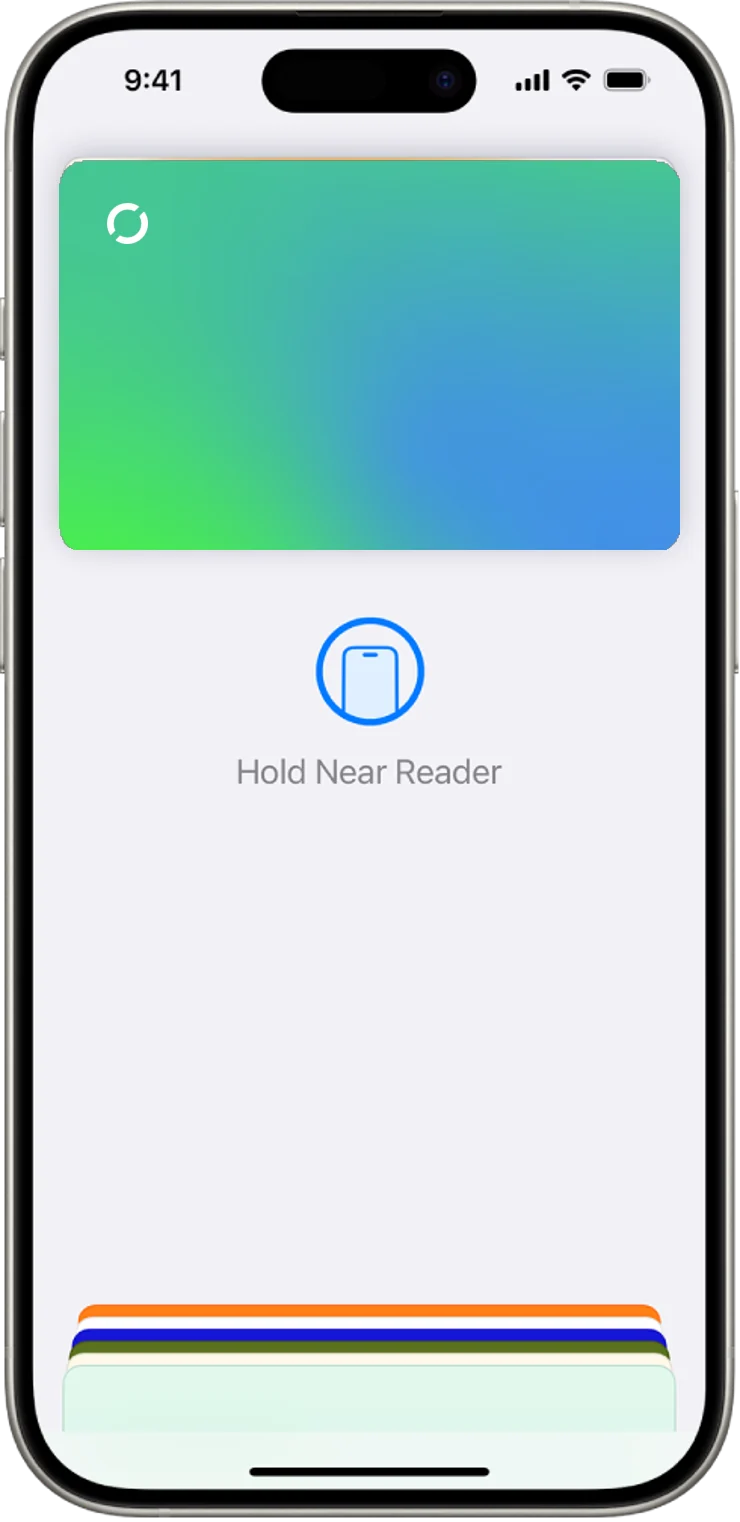 elumo pass for Alex Morgan in a mobile wallet ready to hold near the reader
