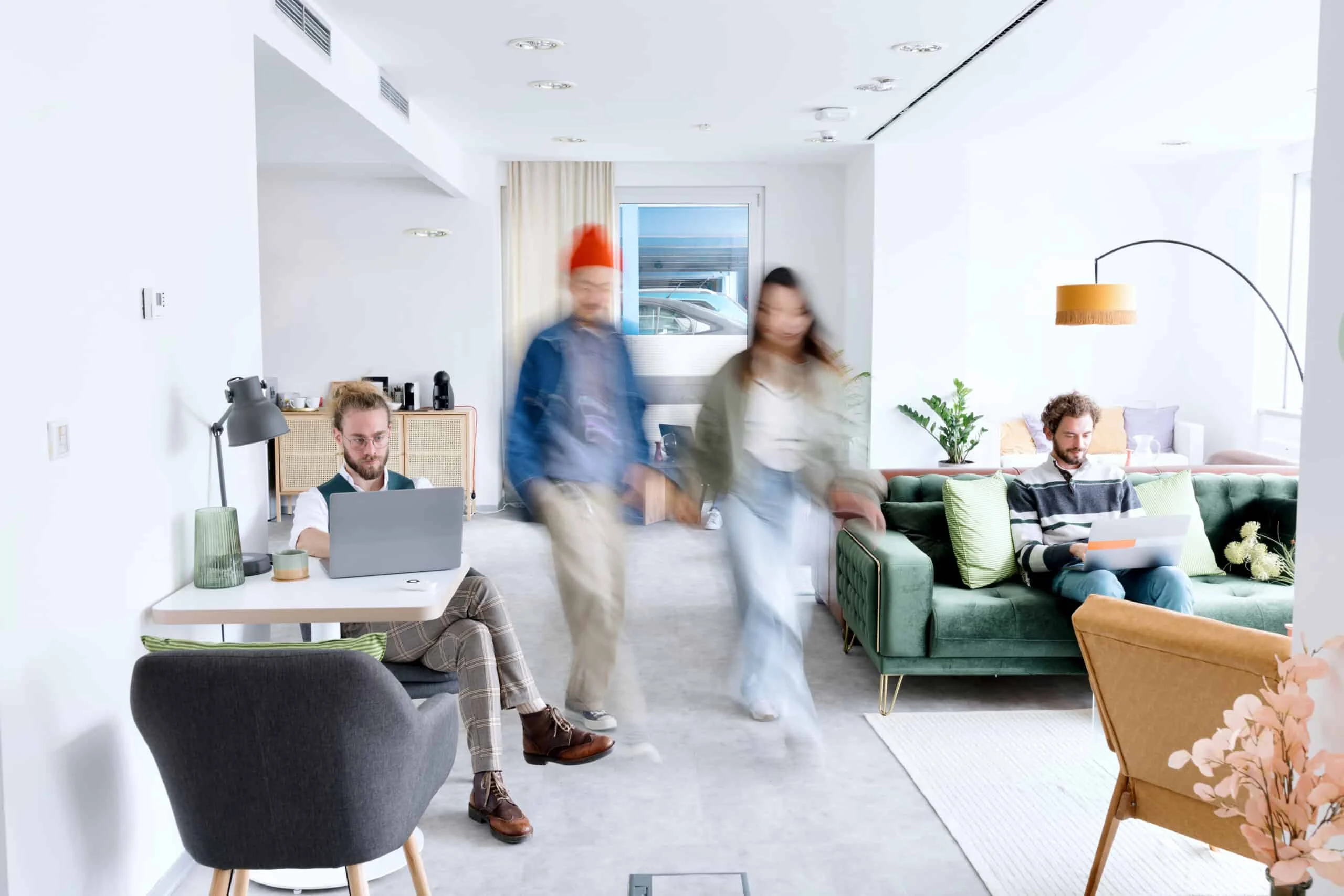A flexible workspace supported by connected technology