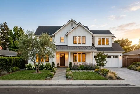 Two-story farmhouse-style home in San Jose