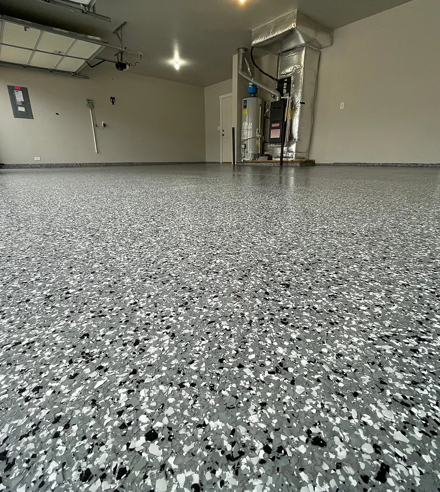 Yankee Coatings decorative concrete flooring project