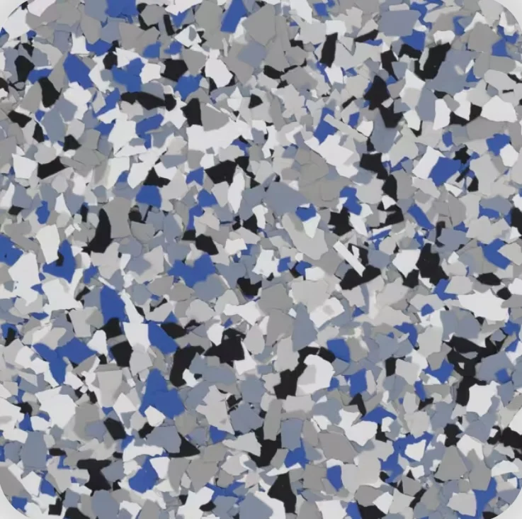 Comet decorative flake color sample
