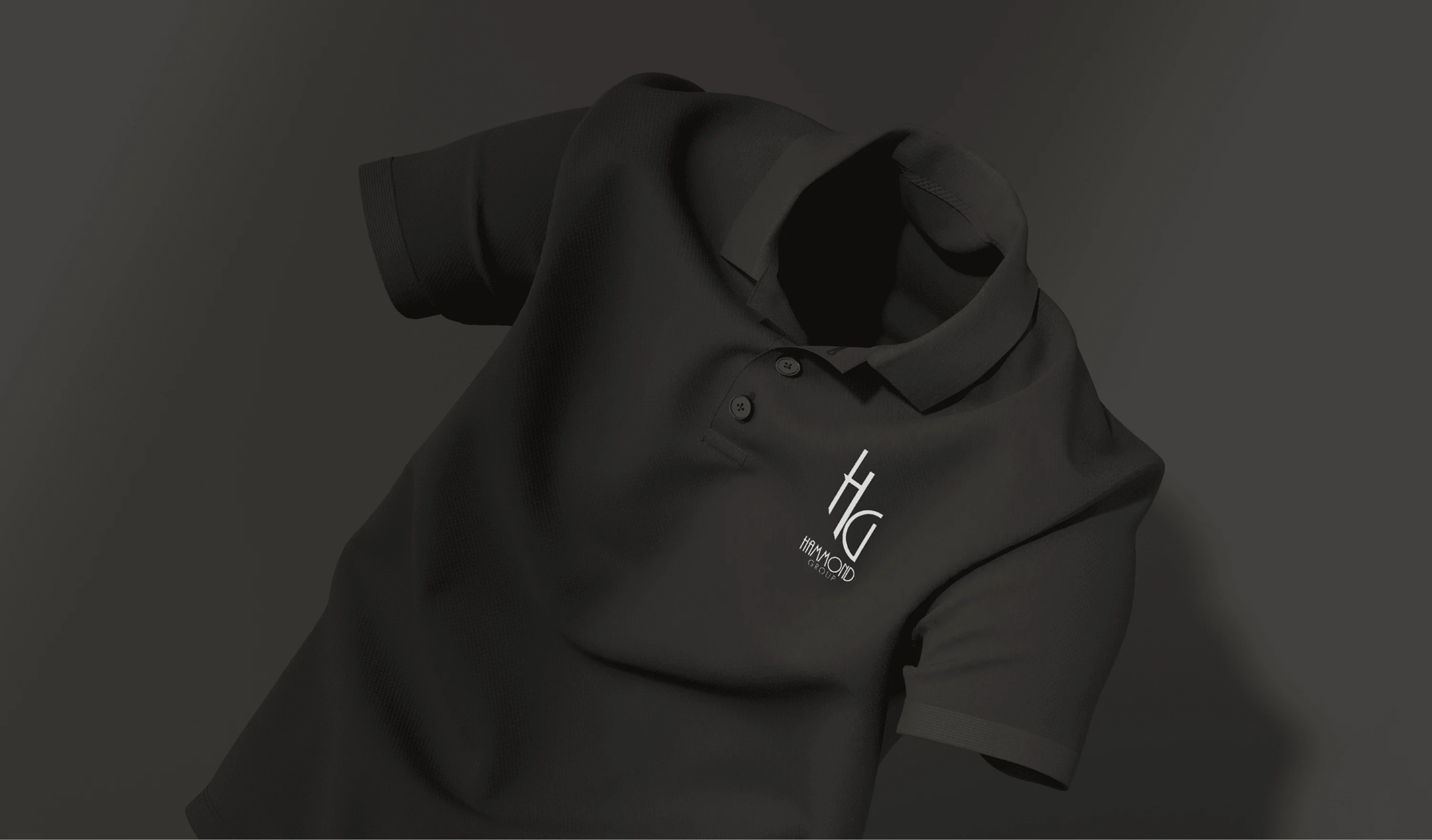 Branded apparel mockup.