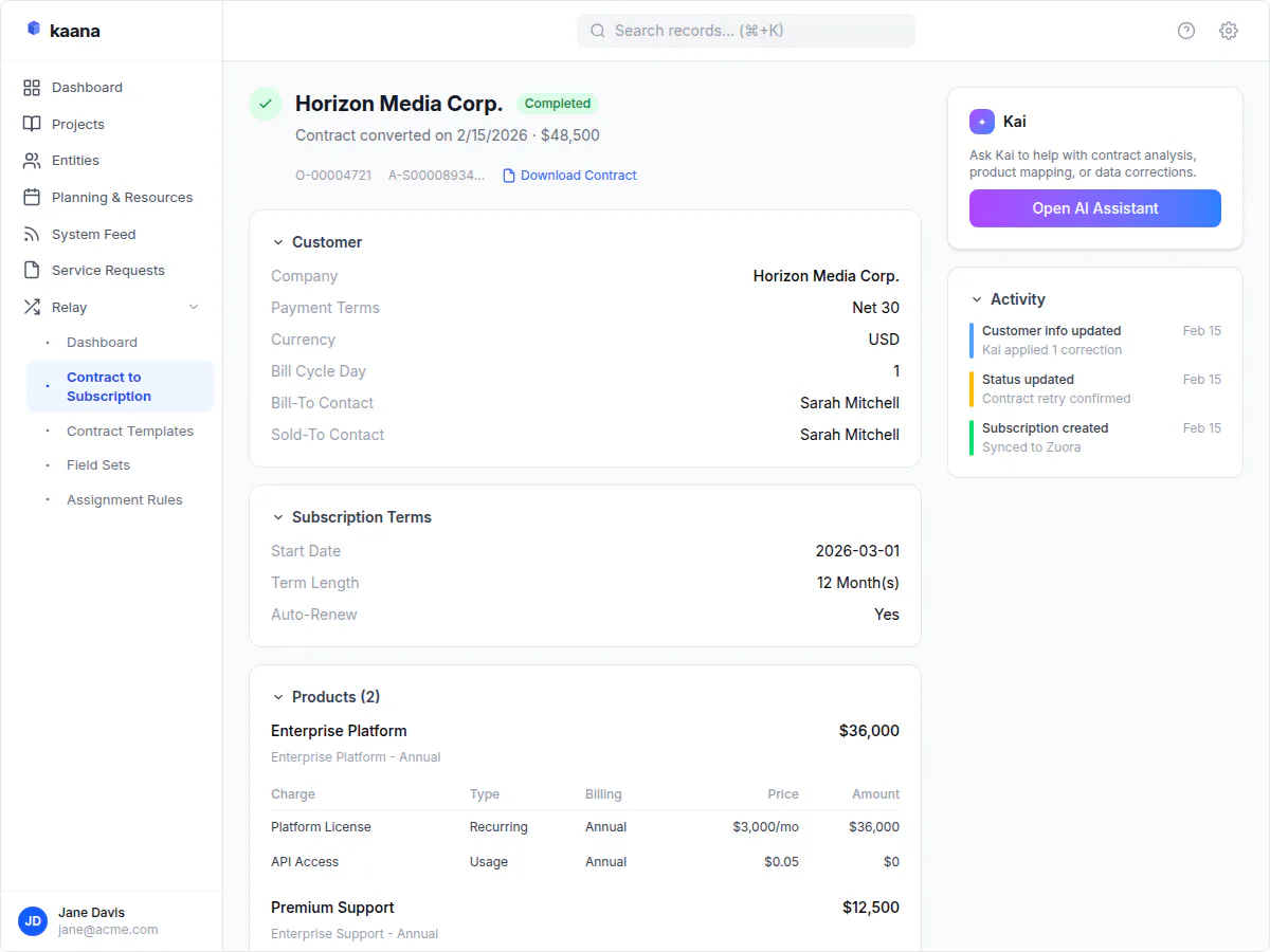 Cross-system automation