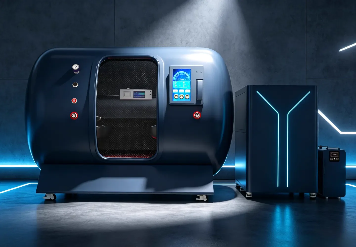 YF-4001 Multi-Person Hard-Shell Hyperbaric Chamber, 2.0 ATA product view