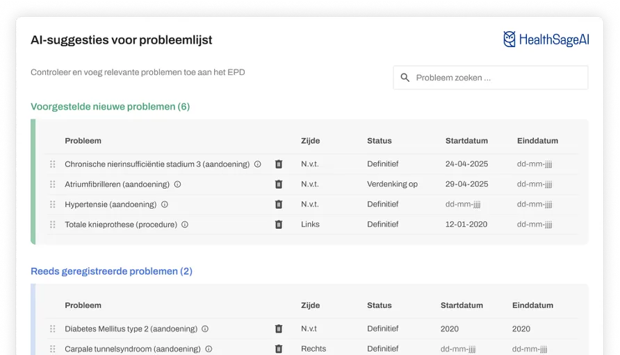 Altijd een actueel patiëntoverzicht: de Slimme Probleemlijst-agent