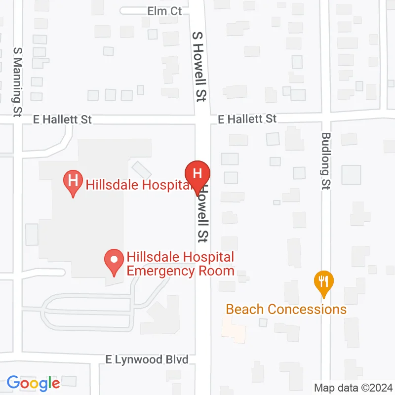 Hillsdale Hospital - 168 S Howell St