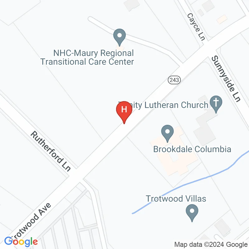 Nhc-Maury Regional Transitional Care Center - 5010 Trotwood Ave
