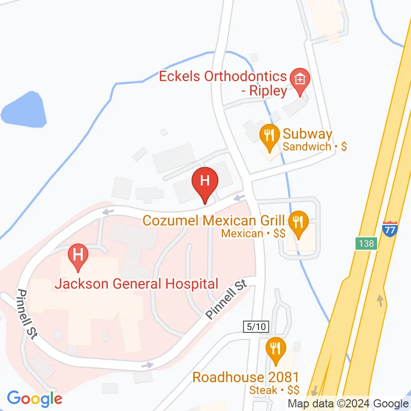 Jackson General Hospital - 122 Pinnell St