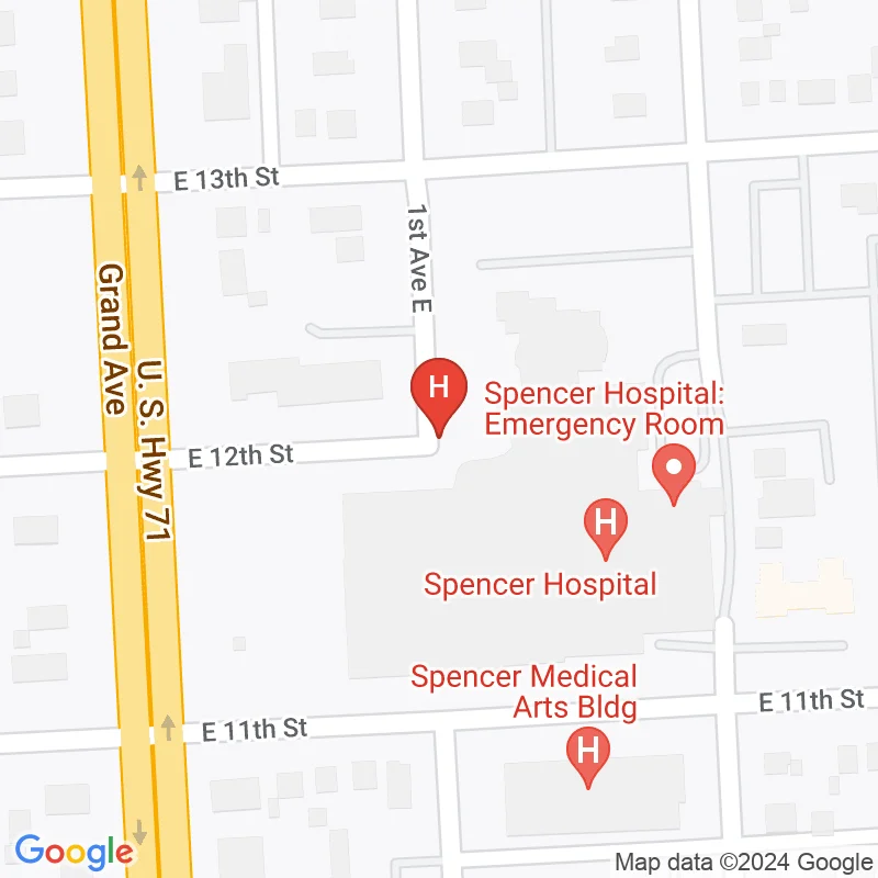 Spencer Municipal Hospital - 1200 1st Ave E