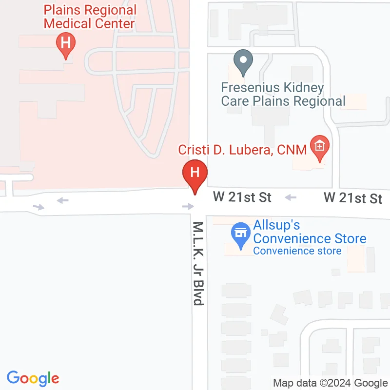 Plains Regional Medical Center - 2100 N Dr Martin Luther King Jr Blvd