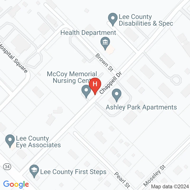 Mccoy Memorial Nursing Center - 207 Chappell Dr