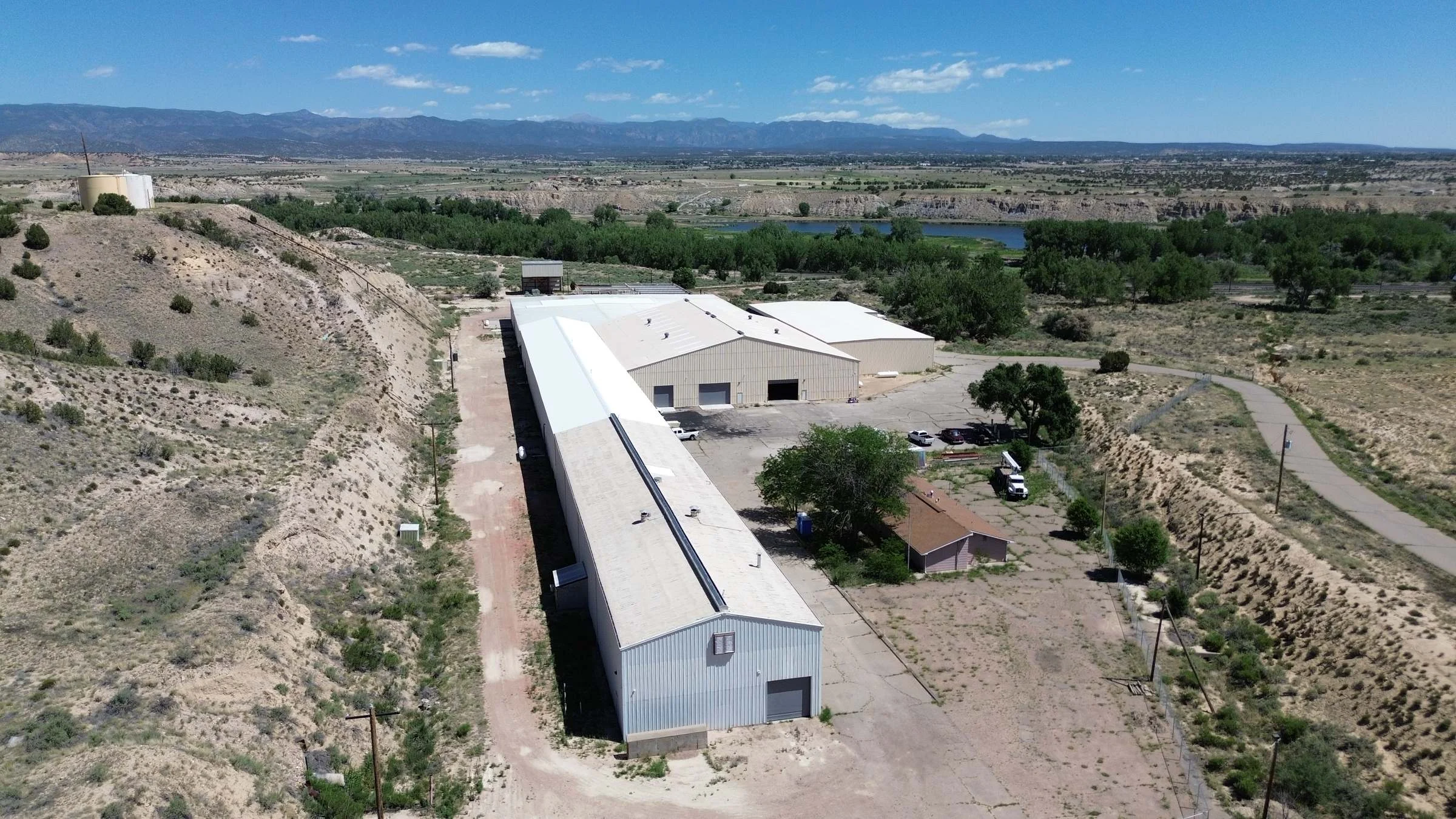 Mytikas factory buildings beside the Arkansas River in Florence