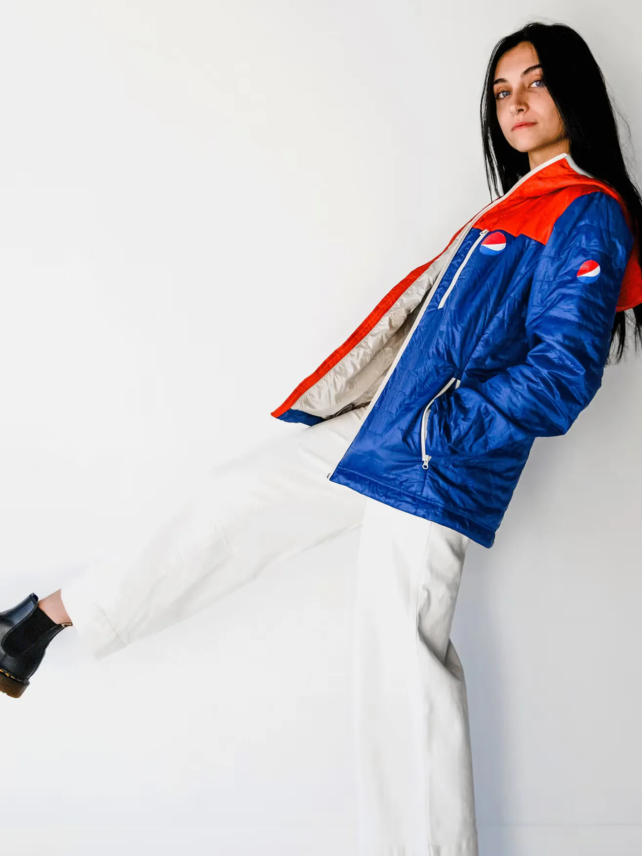 Cut and sew jacket for Pepsi.