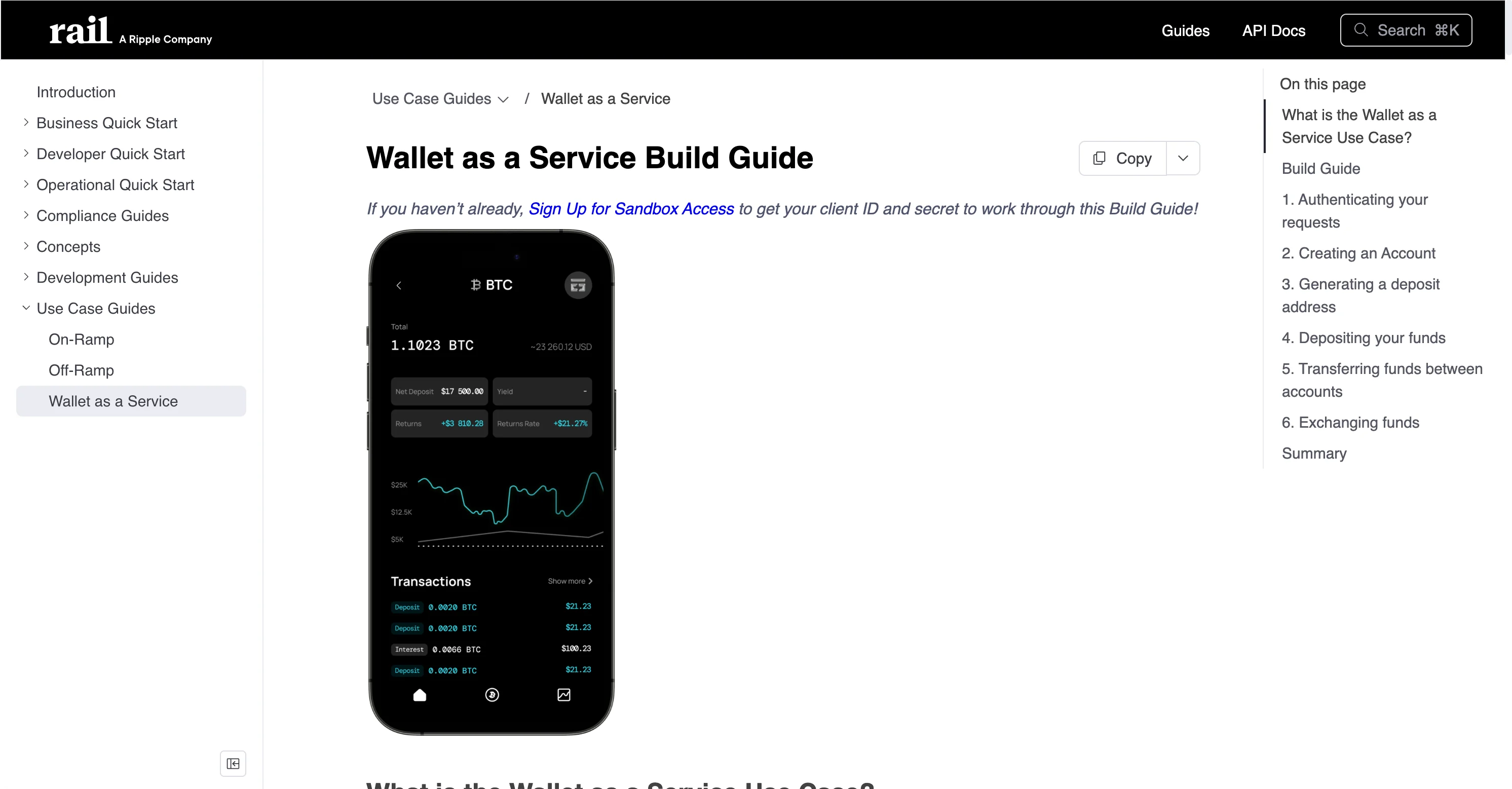 Wallet as a Service Build Guide