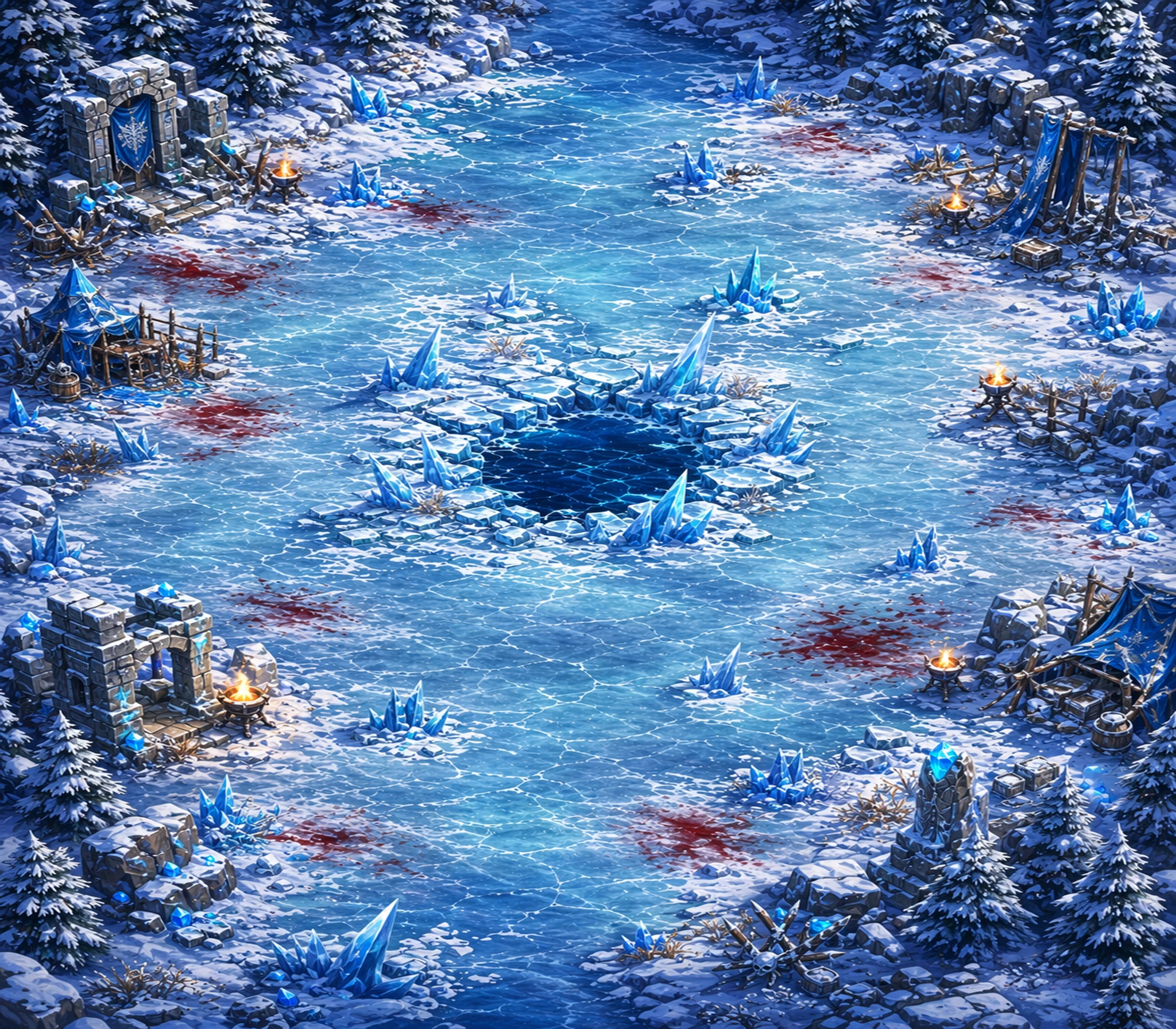 Broken Lake battleground