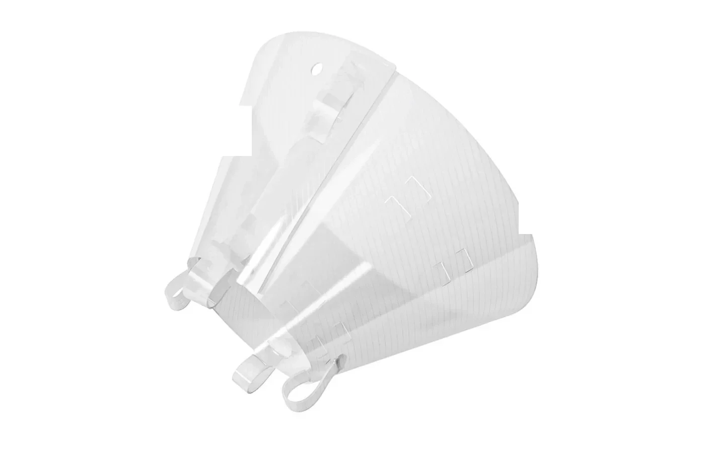 Model A Classic PP Elizabethan collar, Insert holes closure