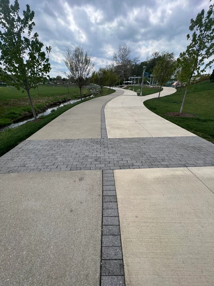 Decorative concrete path image 2
