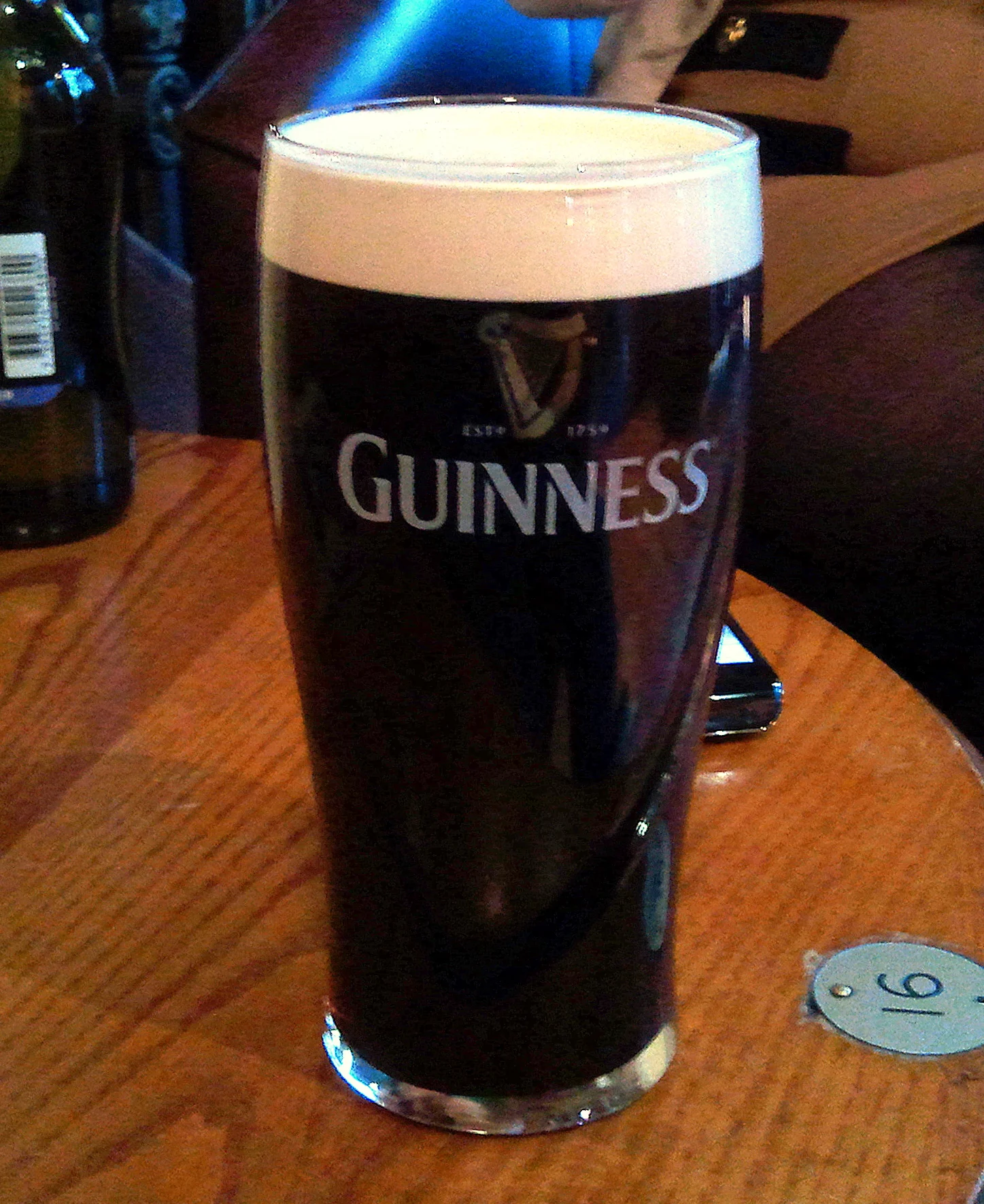 Illustrative photograph: Guinness Glass 2010