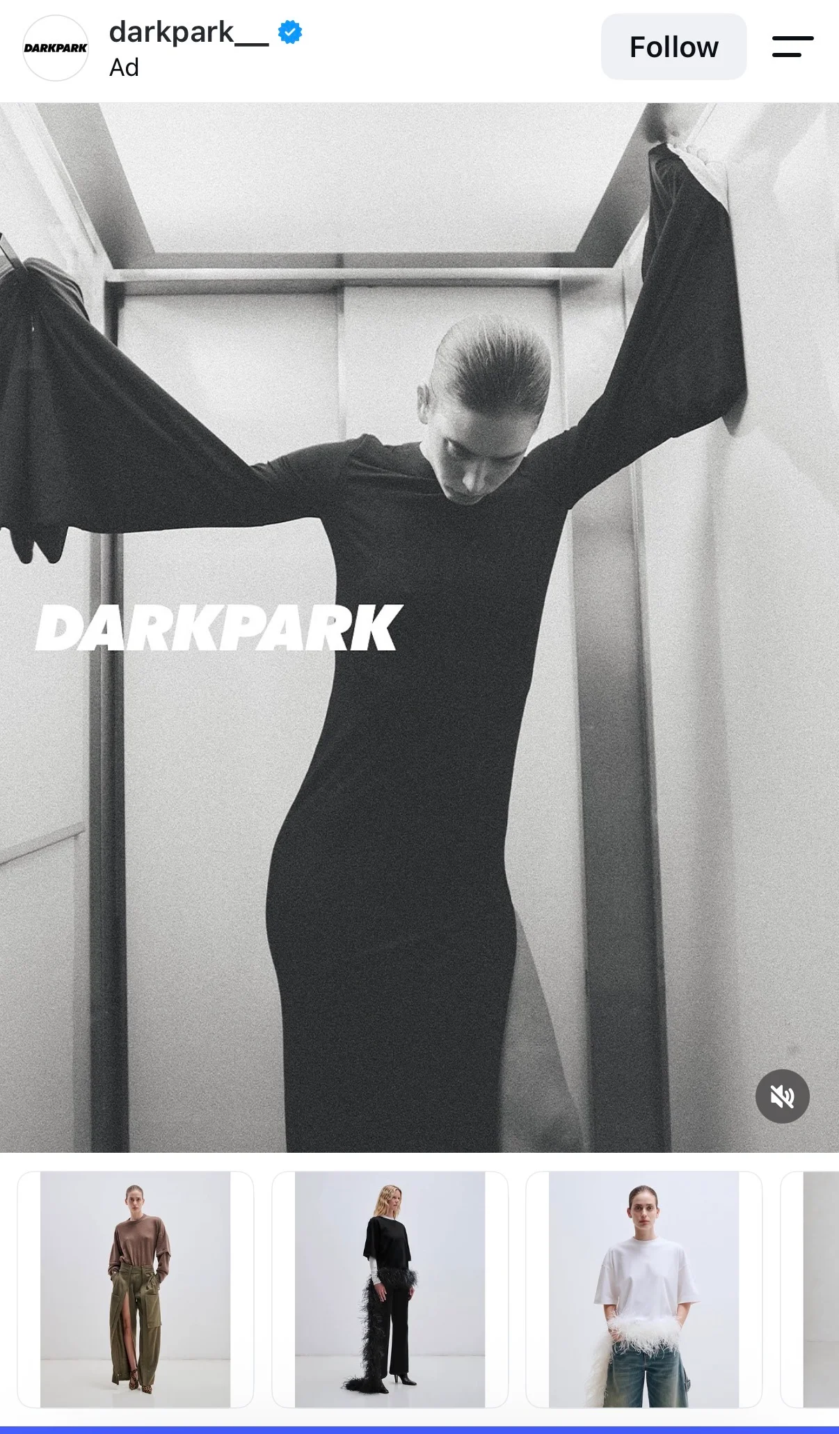 Darkpark Meta ad example