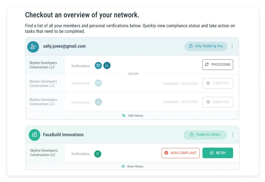 Centralize supplier and vendor information