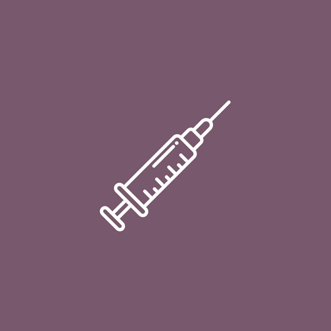infographic of a syringe for neurotoxin