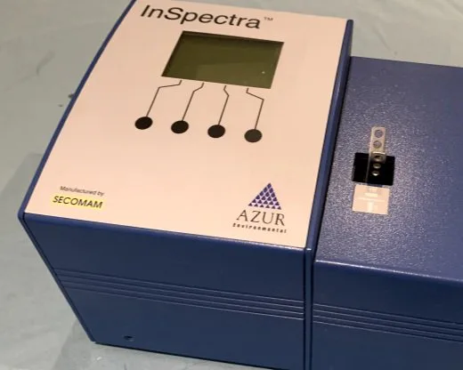 Environmental analyzer being serviced