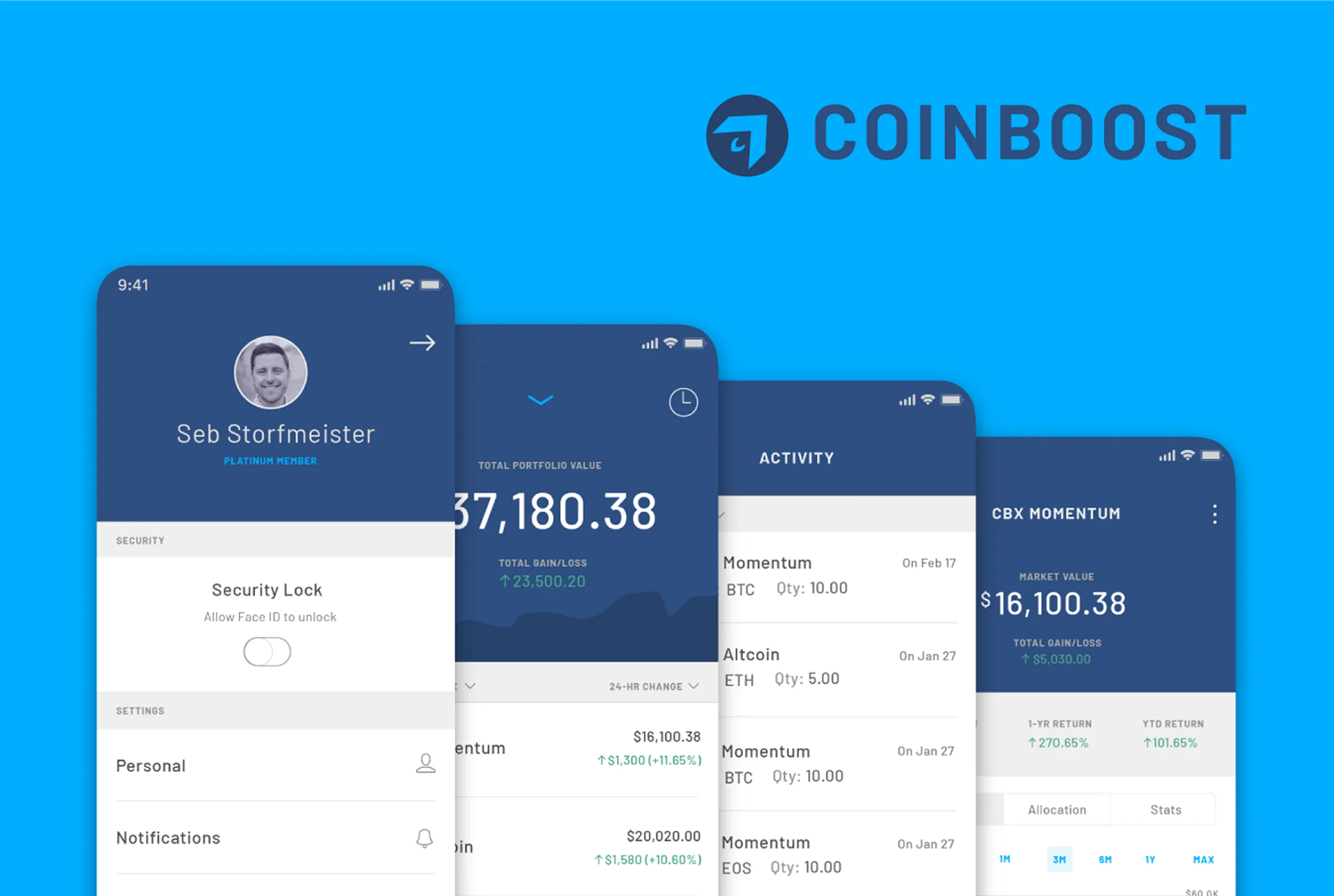 Coinboost project preview