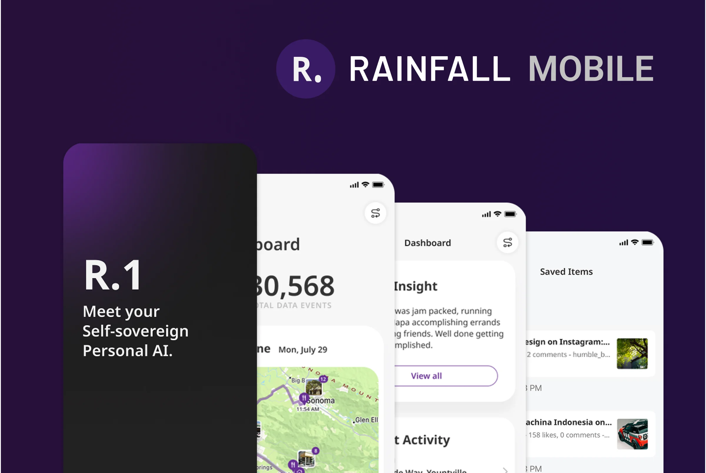 Rainfall Mobile project preview