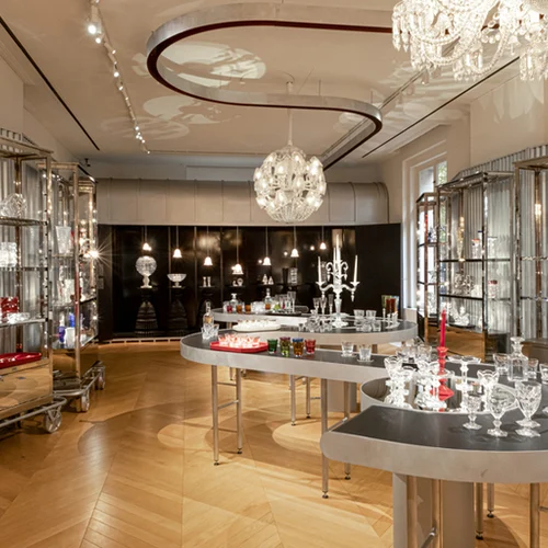 Baccarat display detail