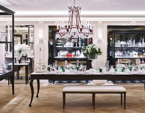Baccarat flagship display