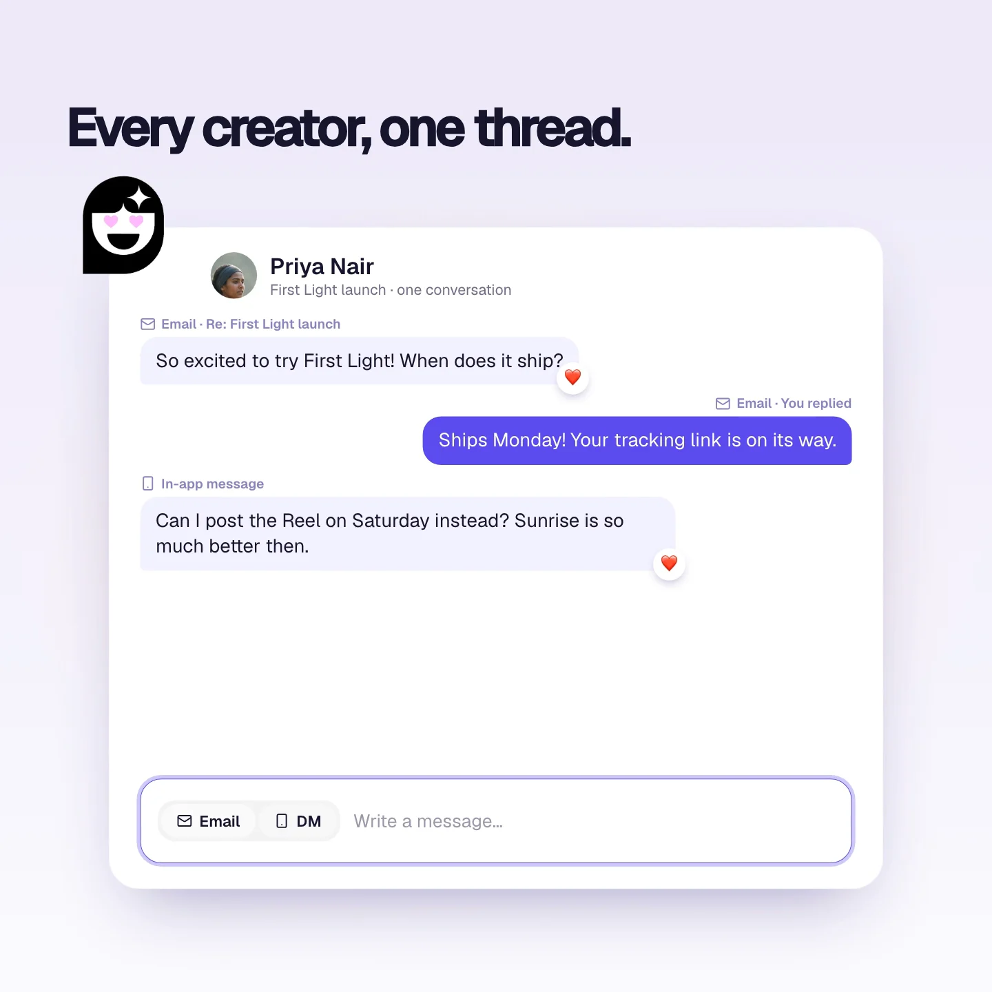 One inbox