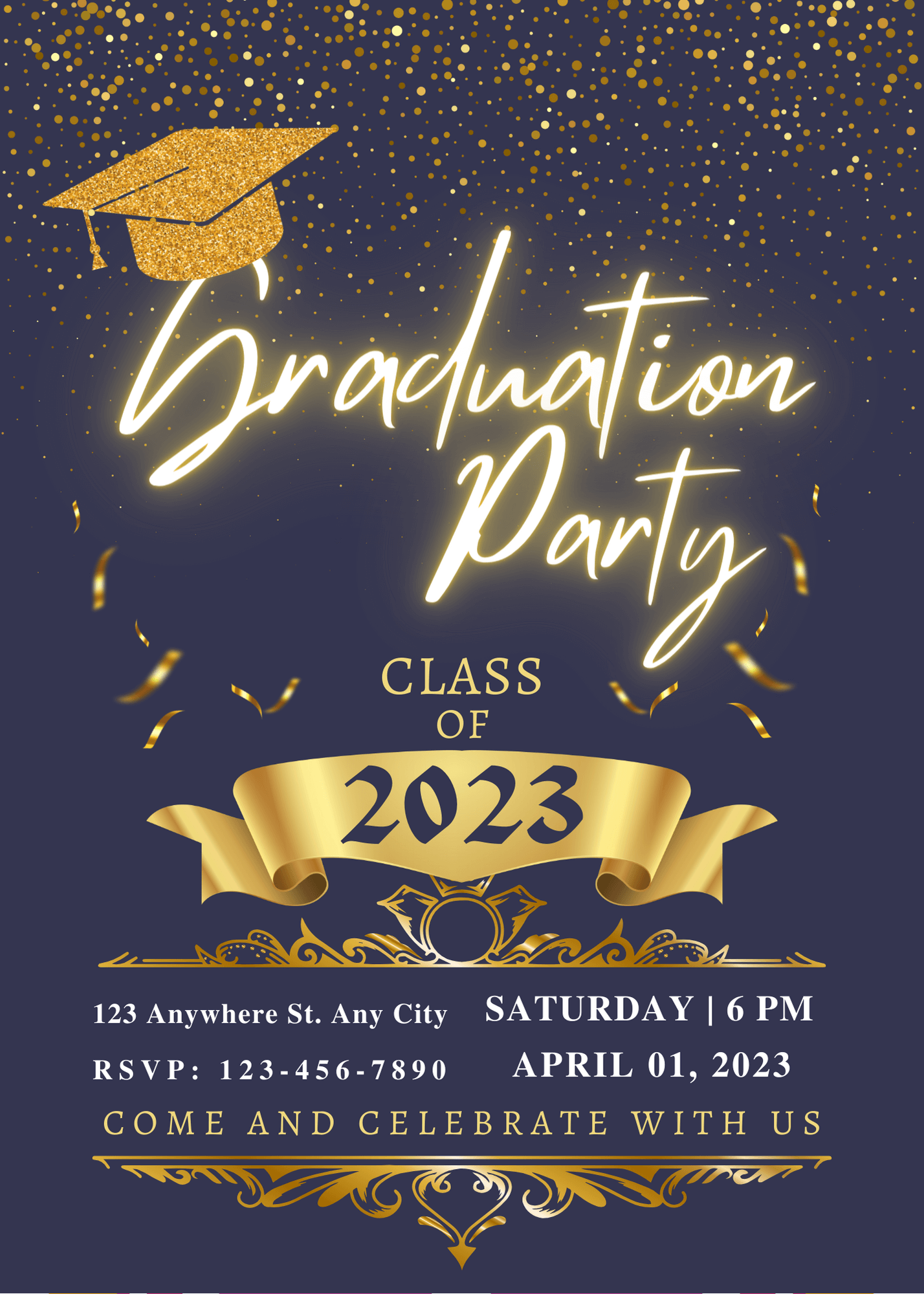 Animated CreatEcards invitation design