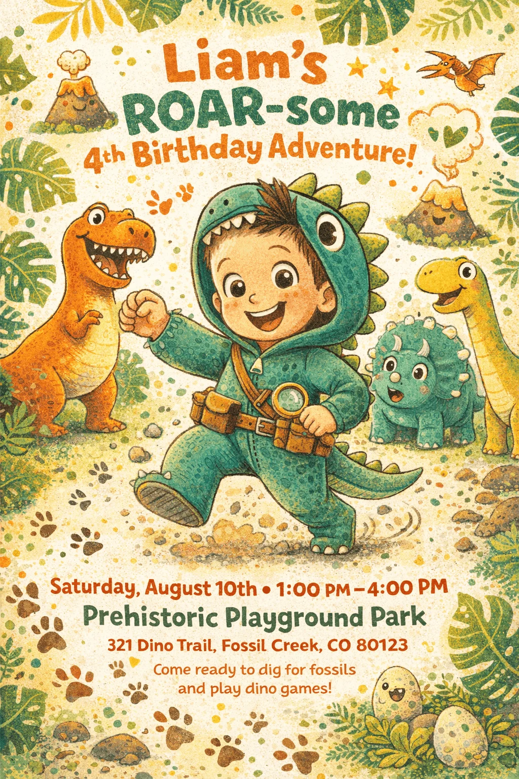 Dino Stomp Party