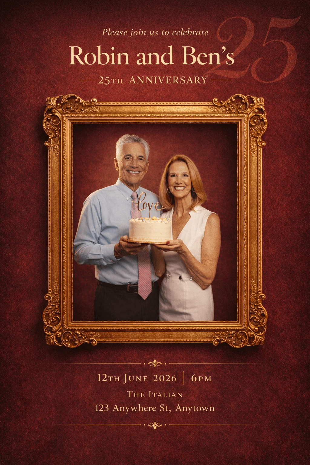 Photo Frame Anniversary