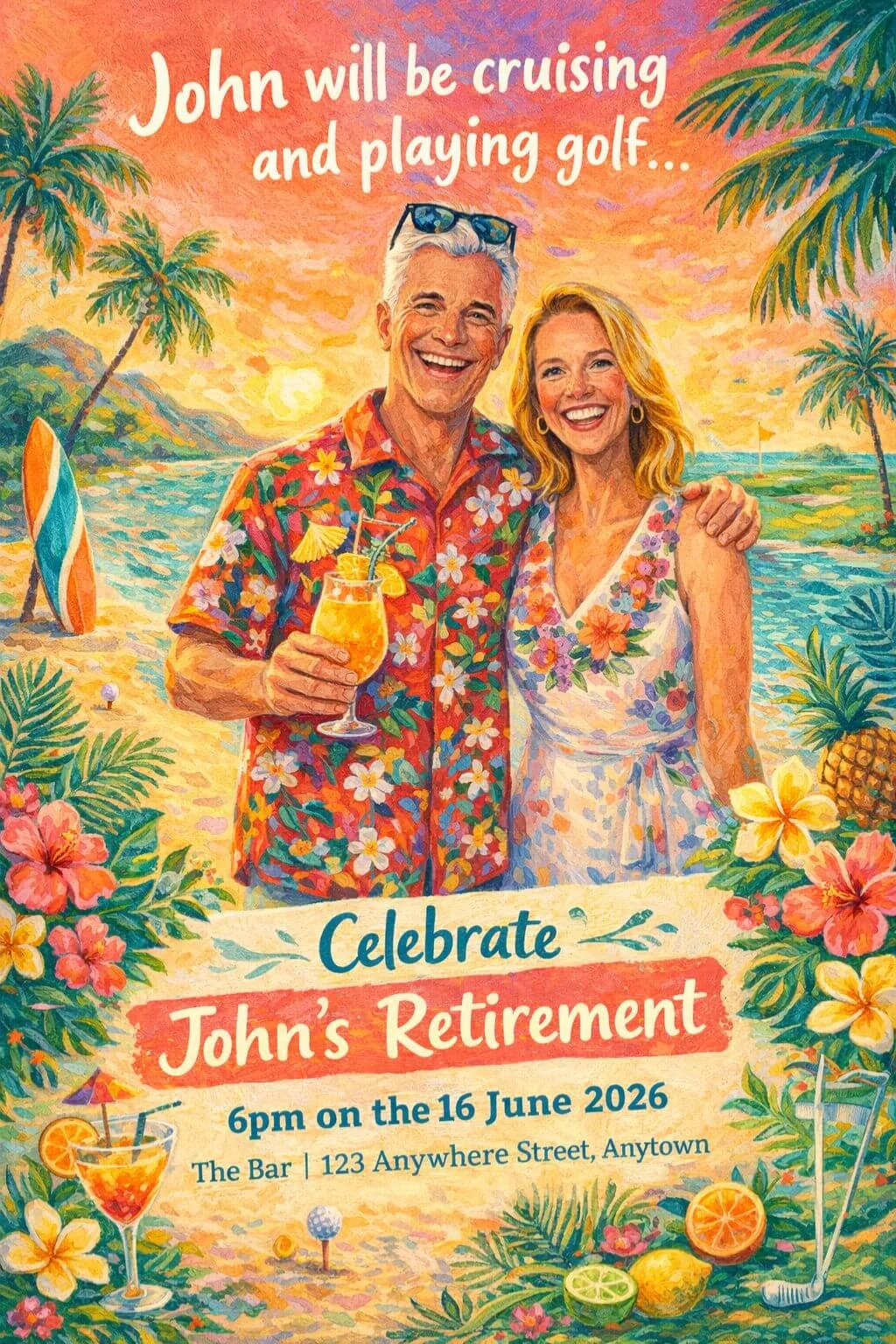 Tropical Painted Retirement