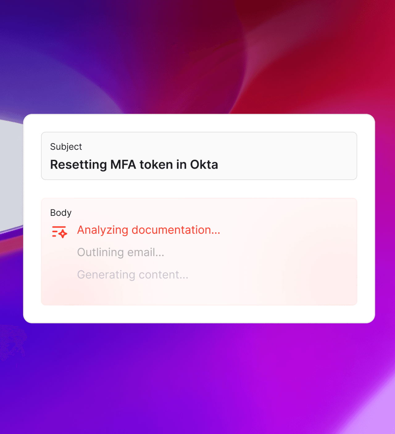 Let AI write emails for you